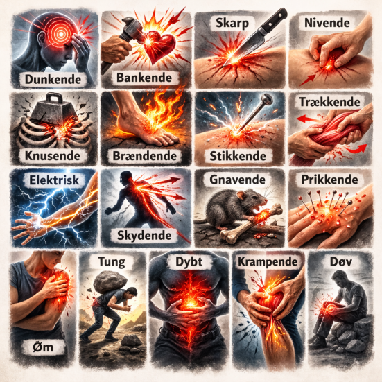 AI genereret billede: Følelse af smerte